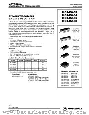 MC145404P datasheet pdf Motorola