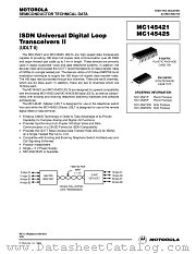MC145421P datasheet pdf Motorola
