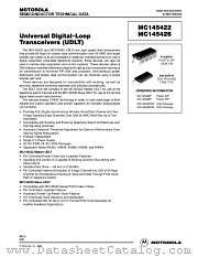 MC145422P datasheet pdf Motorola