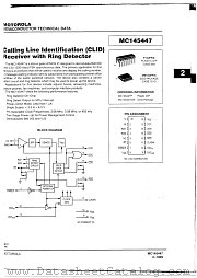 MC145447P datasheet pdf Motorola