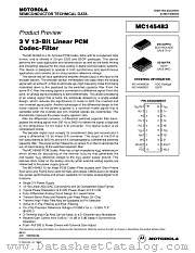 MC145483SD datasheet pdf Motorola
