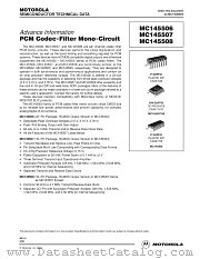 MC145506 datasheet pdf Motorola
