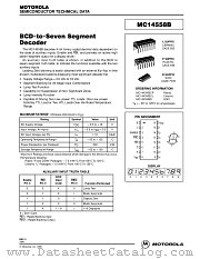 MC14558BD datasheet pdf Motorola