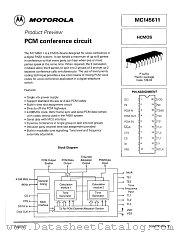 MC145611P datasheet pdf Motorola
