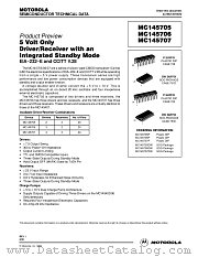 MC145705P datasheet pdf Motorola