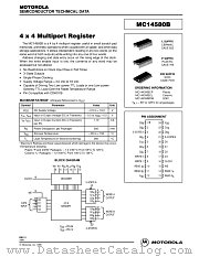 MC14580BCL datasheet pdf Motorola