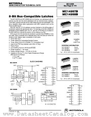 MC14598BCL datasheet pdf Motorola