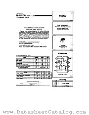 MC1472P1 datasheet pdf Motorola
