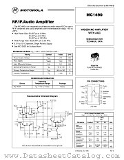 MC1490P datasheet pdf Motorola