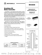 MC33035P datasheet pdf Motorola