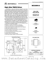 MC33091 datasheet pdf Motorola
