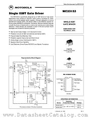 MC33153P datasheet pdf Motorola