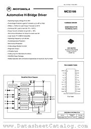 MC33186 datasheet pdf Motorola