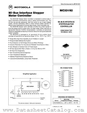 MC33192 datasheet pdf Motorola