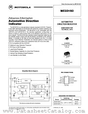 MC33193D datasheet pdf Motorola