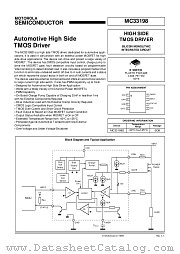 MC33198 datasheet pdf Motorola