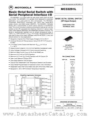 MC33291L datasheet pdf Motorola