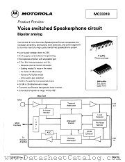 MC33318DW datasheet pdf Motorola
