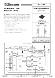 MC33385 datasheet pdf Motorola