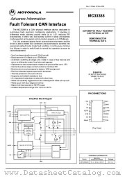 MC33388 datasheet pdf Motorola