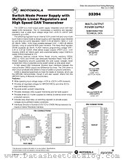 MC33394 datasheet pdf Motorola