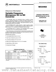 MC33463H-50KT1 datasheet pdf Motorola