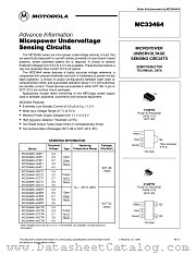 MC33464H-45AT1 datasheet pdf Motorola