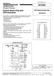 MC33689 datasheet pdf Motorola