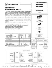 MC3371 datasheet pdf Motorola