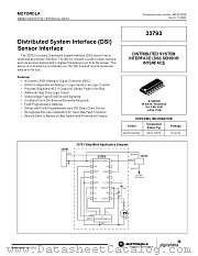 MC33793 datasheet pdf Motorola