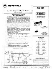 MC34114P datasheet pdf Motorola