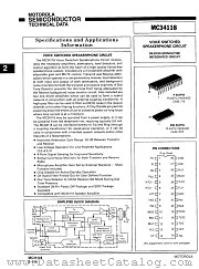 MC34118 datasheet pdf Motorola