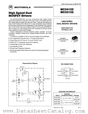 MC33152P datasheet pdf Motorola