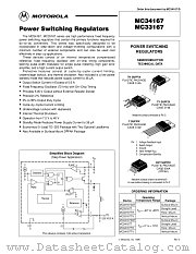 MC34167D2T datasheet pdf Motorola
