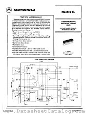 MC3419L1 datasheet pdf Motorola