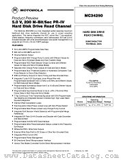 MC34250FTA datasheet pdf Motorola