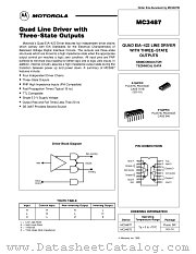 MC3487P datasheet pdf Motorola