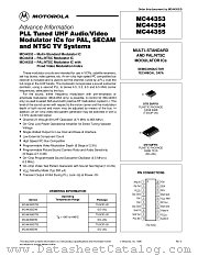 MC44353 datasheet pdf Motorola