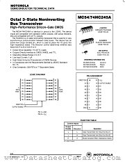 MC74HC254A datasheet pdf Motorola