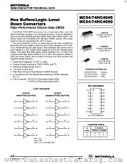 MC74HC4050D datasheet pdf Motorola