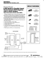 MC74HC589AN datasheet pdf Motorola