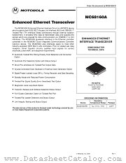 MC68160A datasheet pdf Motorola