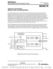 MC68176 datasheet pdf Motorola