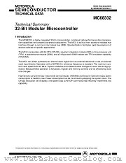 MC68332TS datasheet pdf Motorola