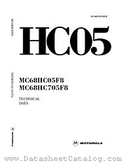 MC68HC05F8D datasheet pdf Motorola