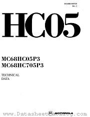 MC68HC05P3 datasheet pdf Motorola