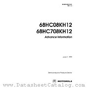 MC68HC08KH12 datasheet pdf Motorola
