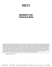 MC68HC11D3 datasheet pdf Motorola