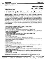 MC68HC11EA9 datasheet pdf Motorola