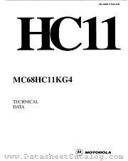 MC68HC11KG4 datasheet pdf Motorola